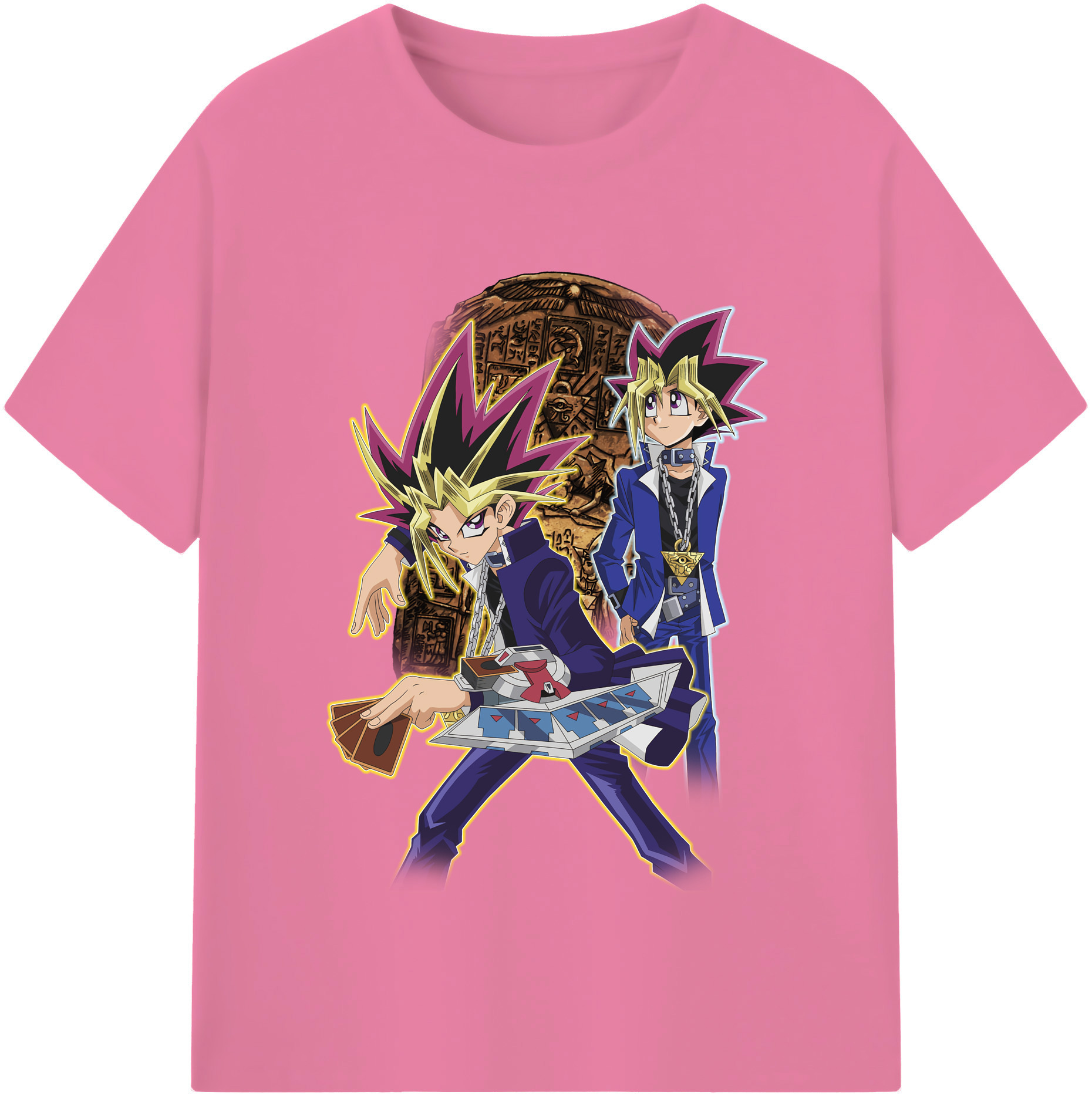 （画像用） 遊☆戯☆王 Yu-Gi-Oh! 綿100％半袖Tシャツ（フロントプリント）